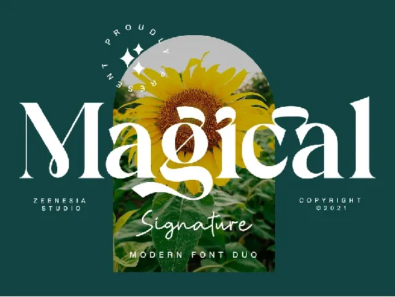 Magical Signature font