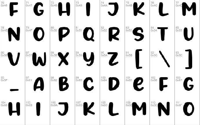 Angels Cookie font