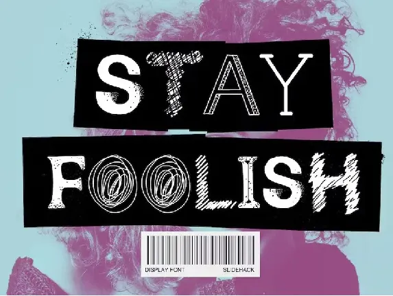 Stay Foolish font