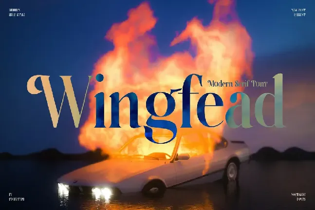 Wingfead font