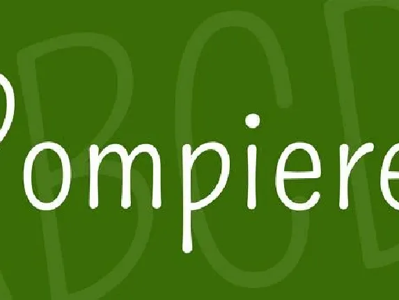 Pompiere font