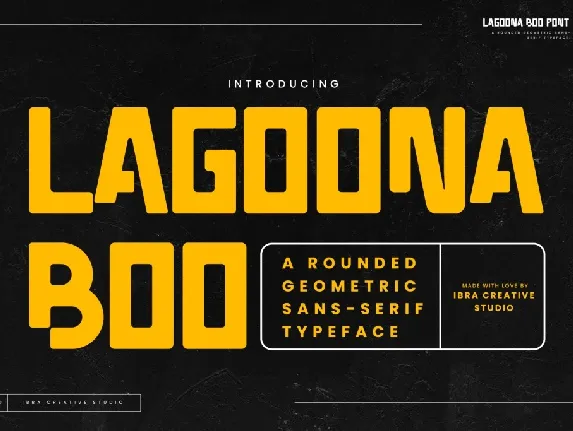 Lagoona Boo Personal Use font