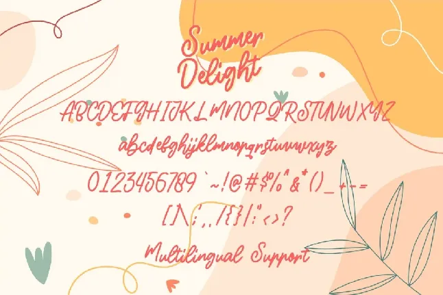 Summer Delight font