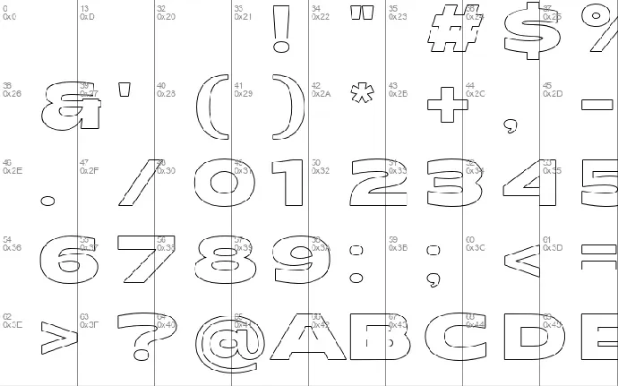 Discgent font