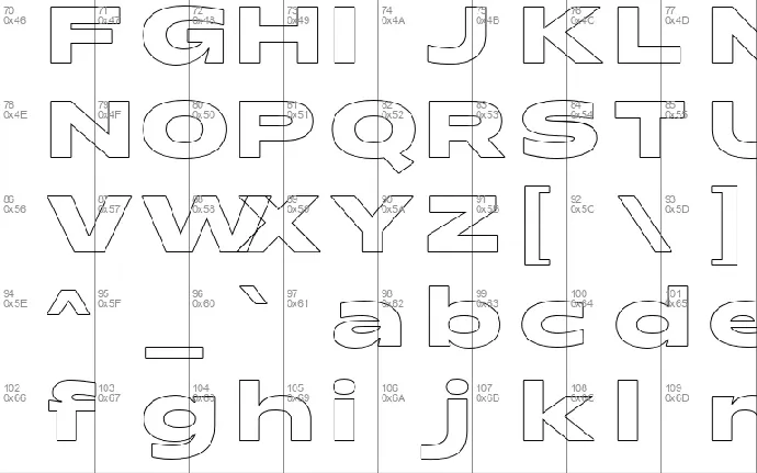 Discgent font