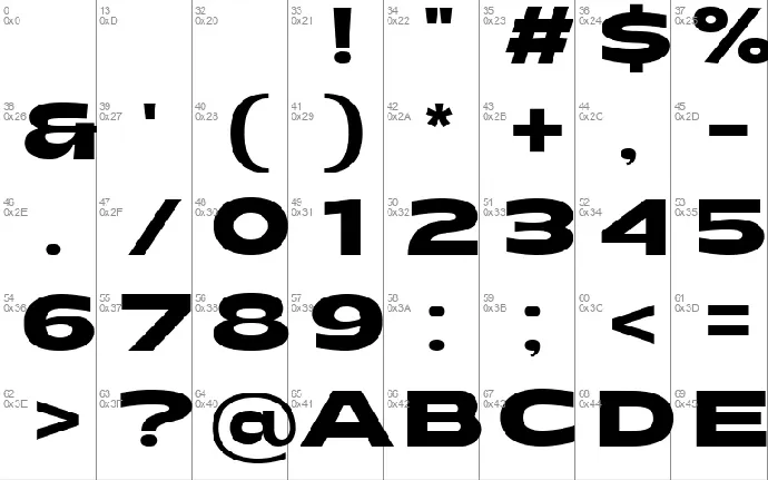 Discgent font