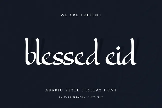 Blessed Eid Demo font