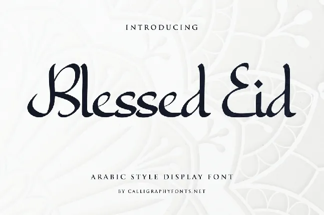 Blessed Eid Demo font