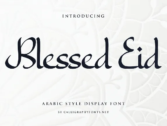 Blessed Eid Demo font