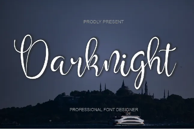 Darknight font