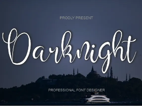 Darknight font