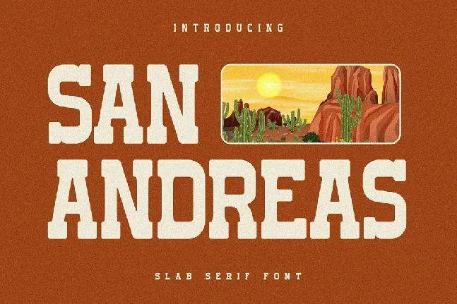 San Andreas font