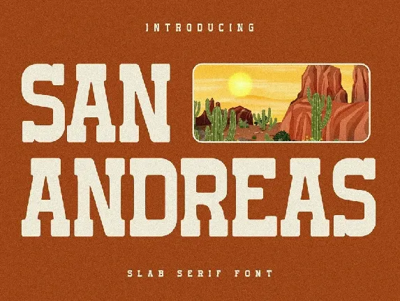 San Andreas font