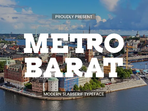 MetroBarat font