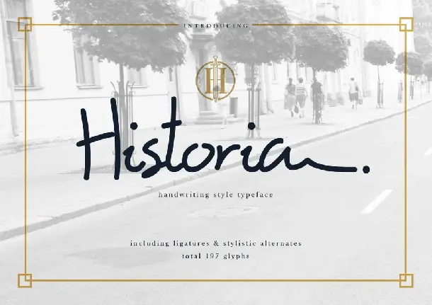 Historia font