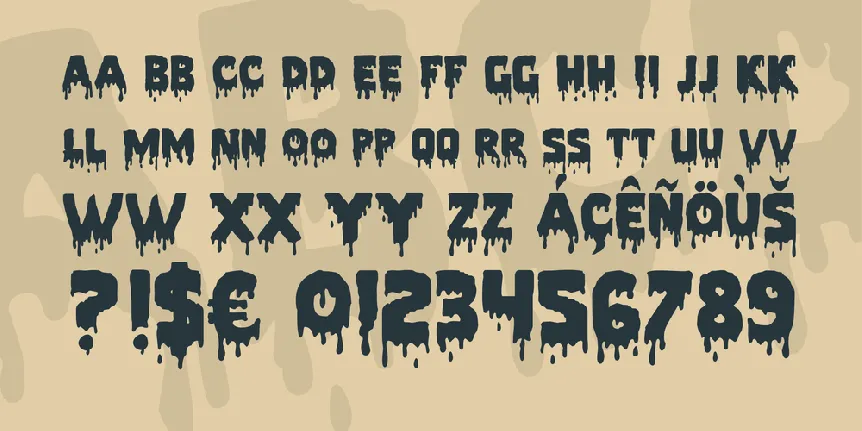 Pieces NFI font