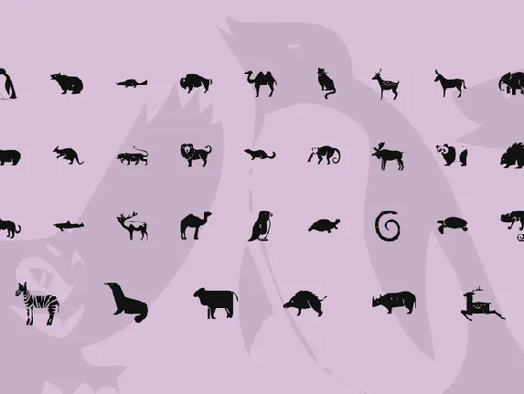 KR Menagerie font