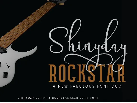 Shinyday & ROCKSTAR Duo font