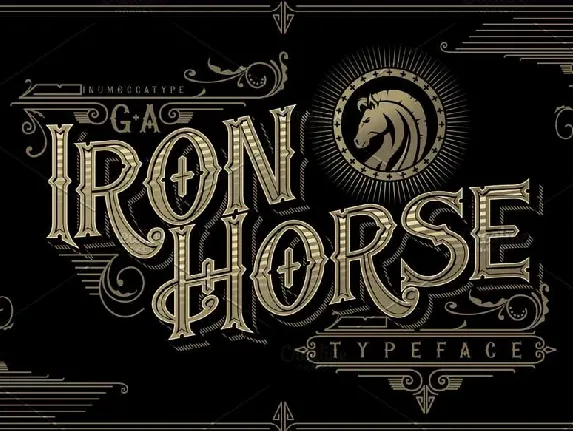 Iron Horse font