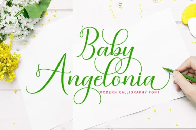 Baby Angelonia font