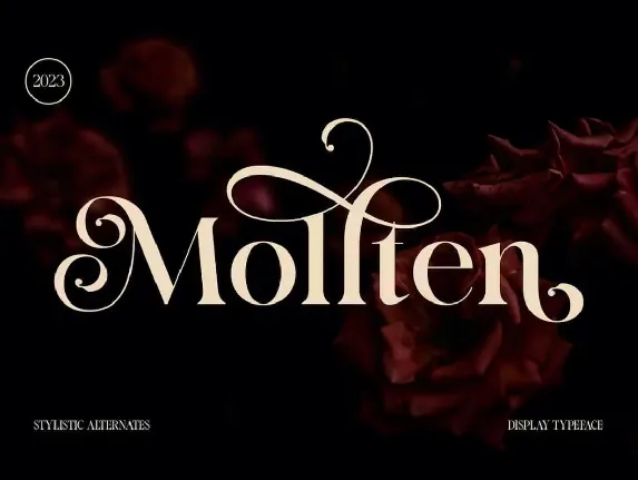 Molten font