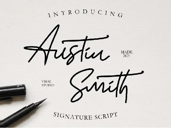 Austin Smith font