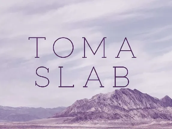 Toma Slab Typeface font