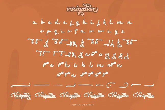 Varigation Demo font