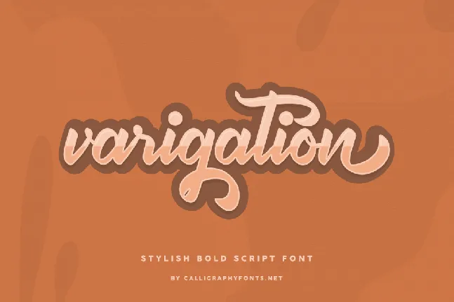 Varigation Demo font