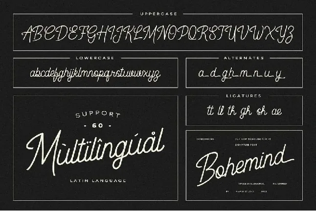 Bohemind font