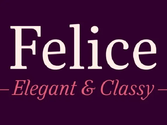 Felice Family font