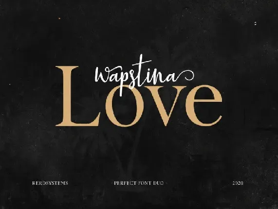 Wapstina Love – Duo font