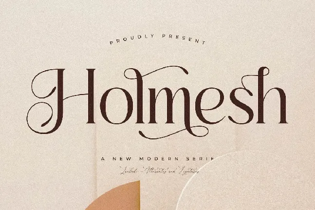 Holmesh font