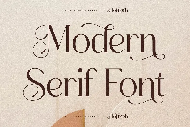 Holmesh font