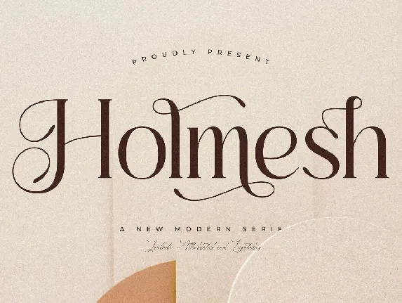 Holmesh font