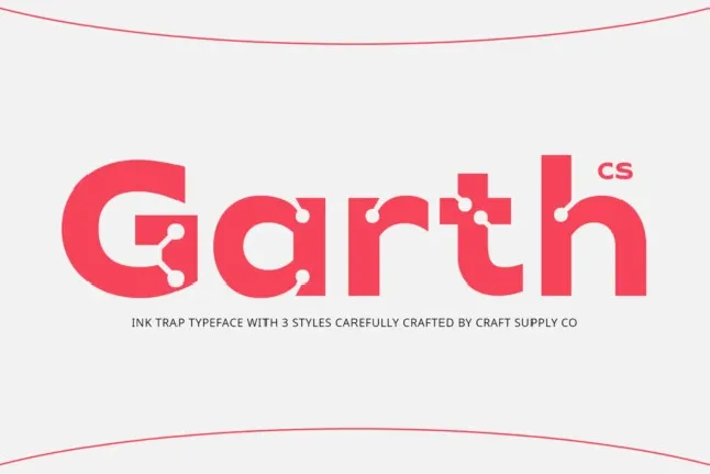 CS Garth font