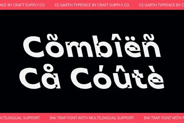 CS Garth font