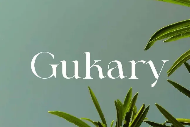 Gukary font