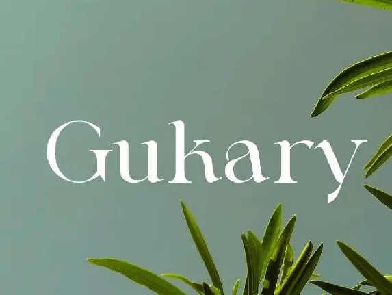 Gukary font