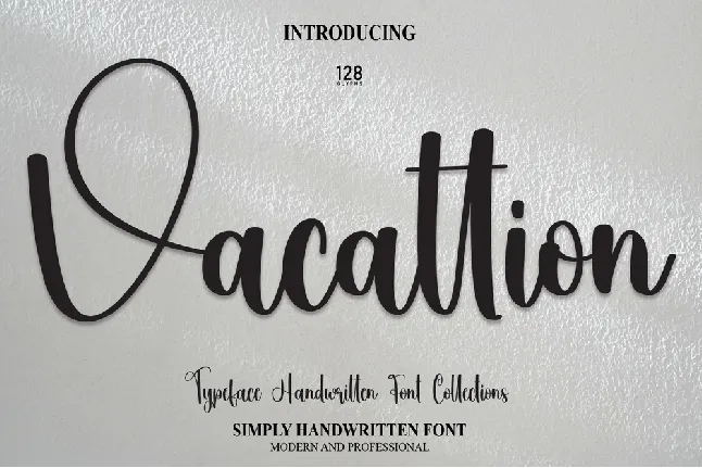 Vacattion font