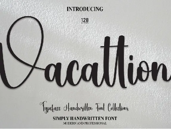 Vacattion font