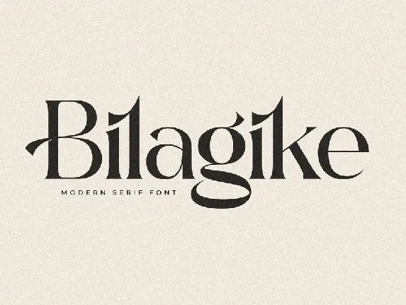 Bilagike font