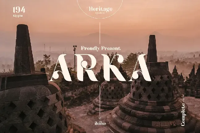 Arka font