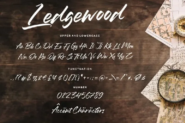 Ledgewood Script font