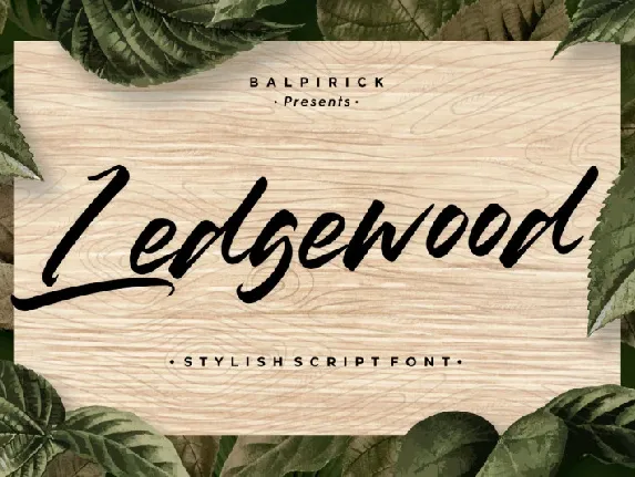 Ledgewood Script font