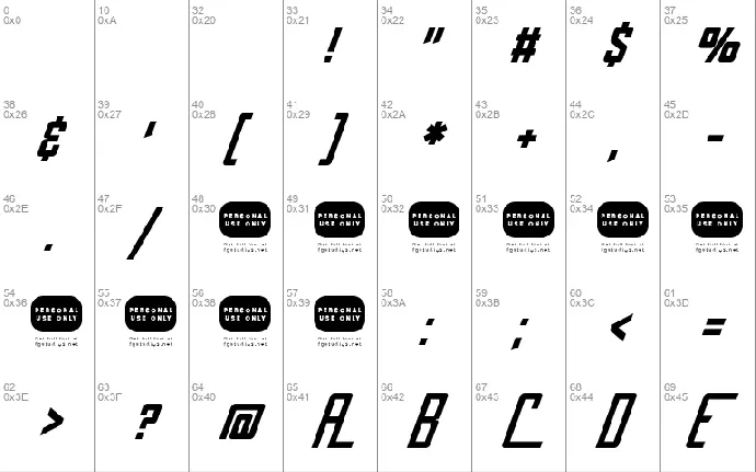 Thunder font