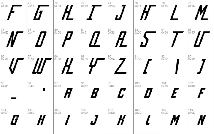 Thunder font