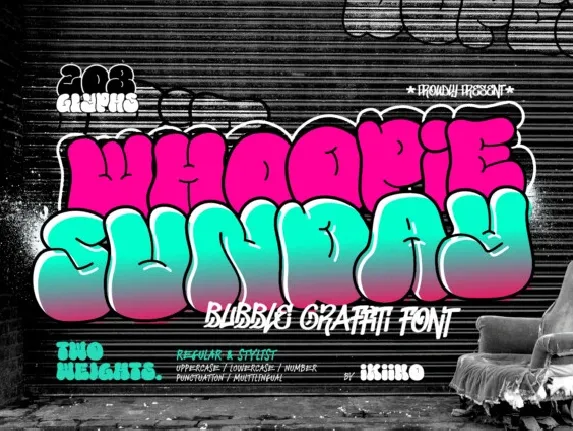 Whoopie Sunday font