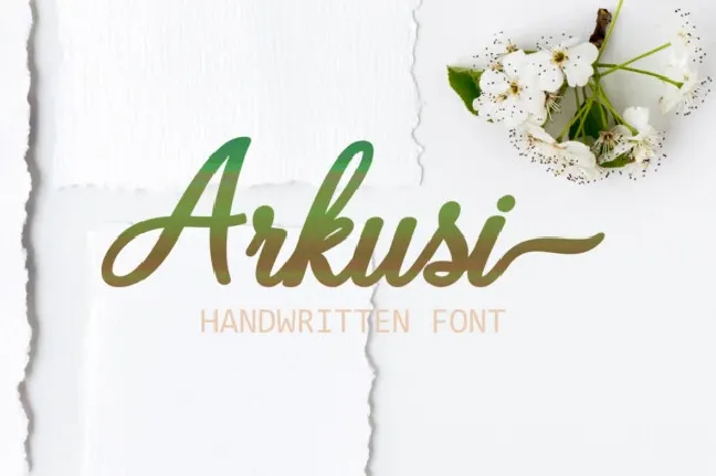 Arkusi Script font