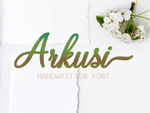 Arkusi Script font